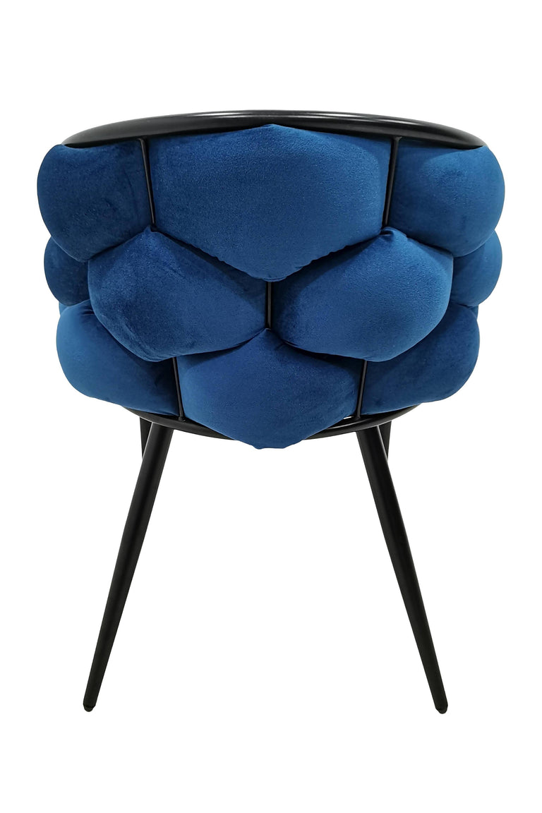 Set van 2 eetkamerstoelen Grace velvet