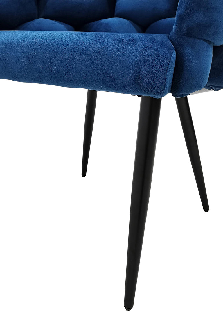 Set van 2 eetkamerstoelen Grace velvet