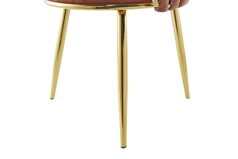 Set van 2 eetkamerstoelen Melly velvet