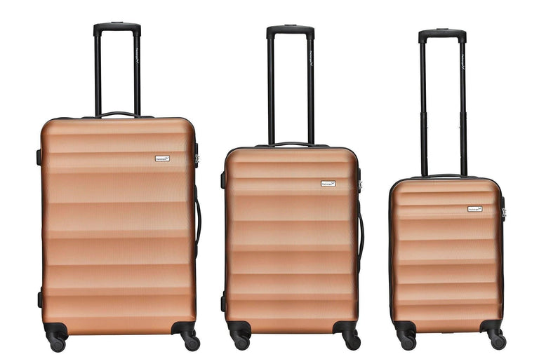 Set van 3 koffers hardcase stripe