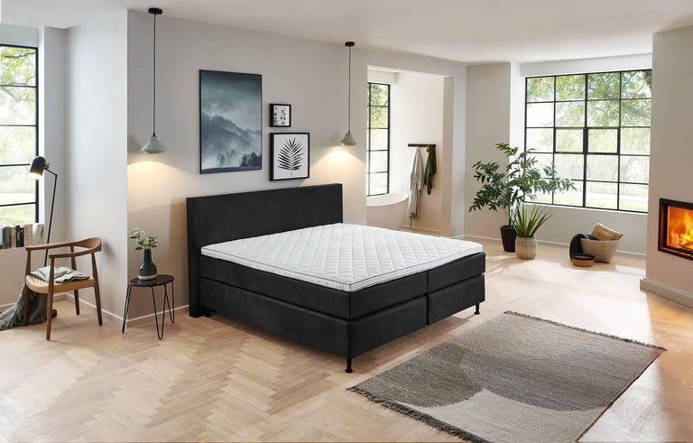 Boxspring Loft Glasgow inclusief dekbed 140 x 200 cm