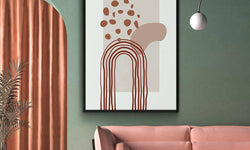 Canvas schilderij Abstract Arch Shape