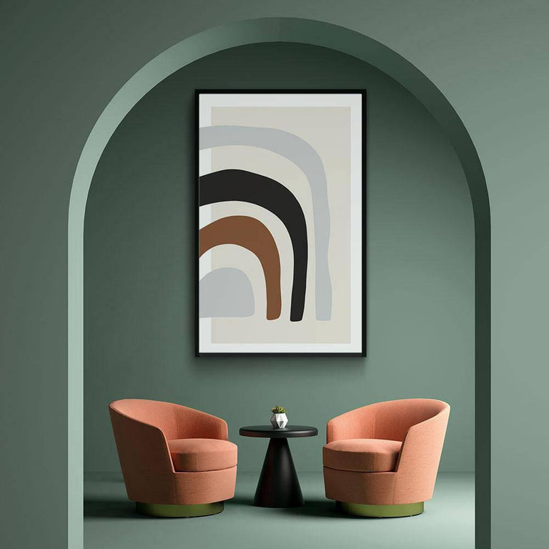 Canvas schilderij Arch Shape