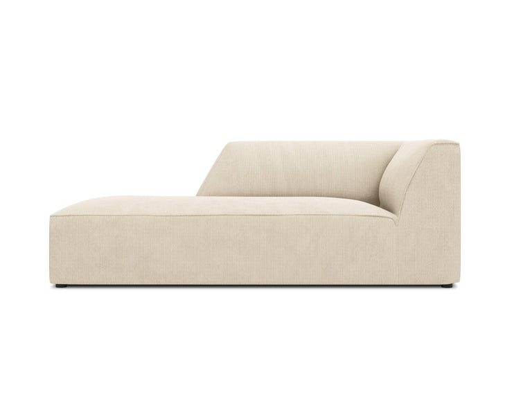 Chaise longue Sao ribstof links