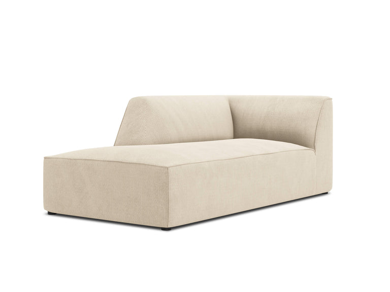 Chaise longue Sao ribstof links