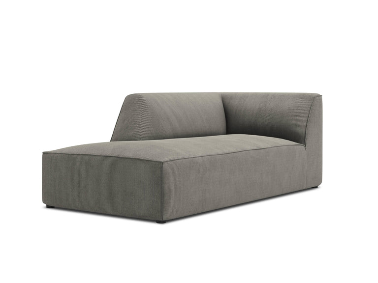 Chaise longue Sao ribstof links