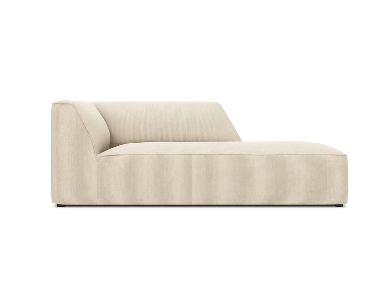 Chaise longue Sao ribstof rechts