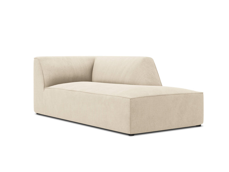 Chaise longue Sao ribstof rechts