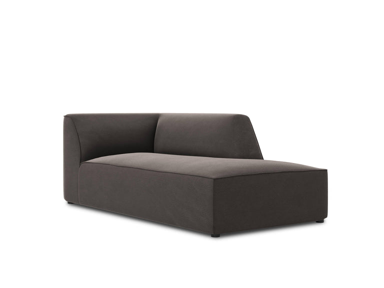 Chaise longue Sao velvet rechts