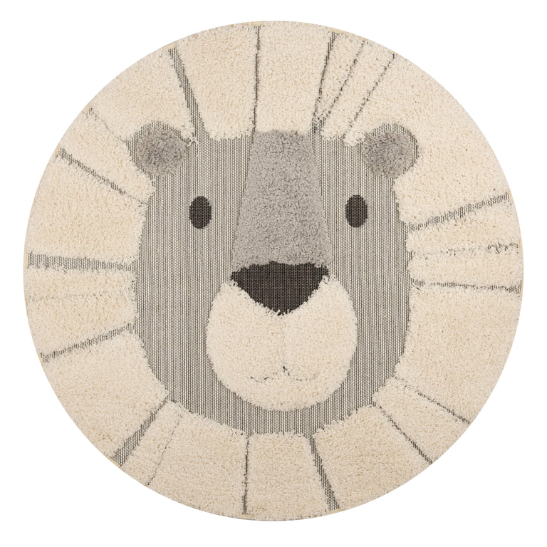 Kindervloerkleed Lion Lucky rond